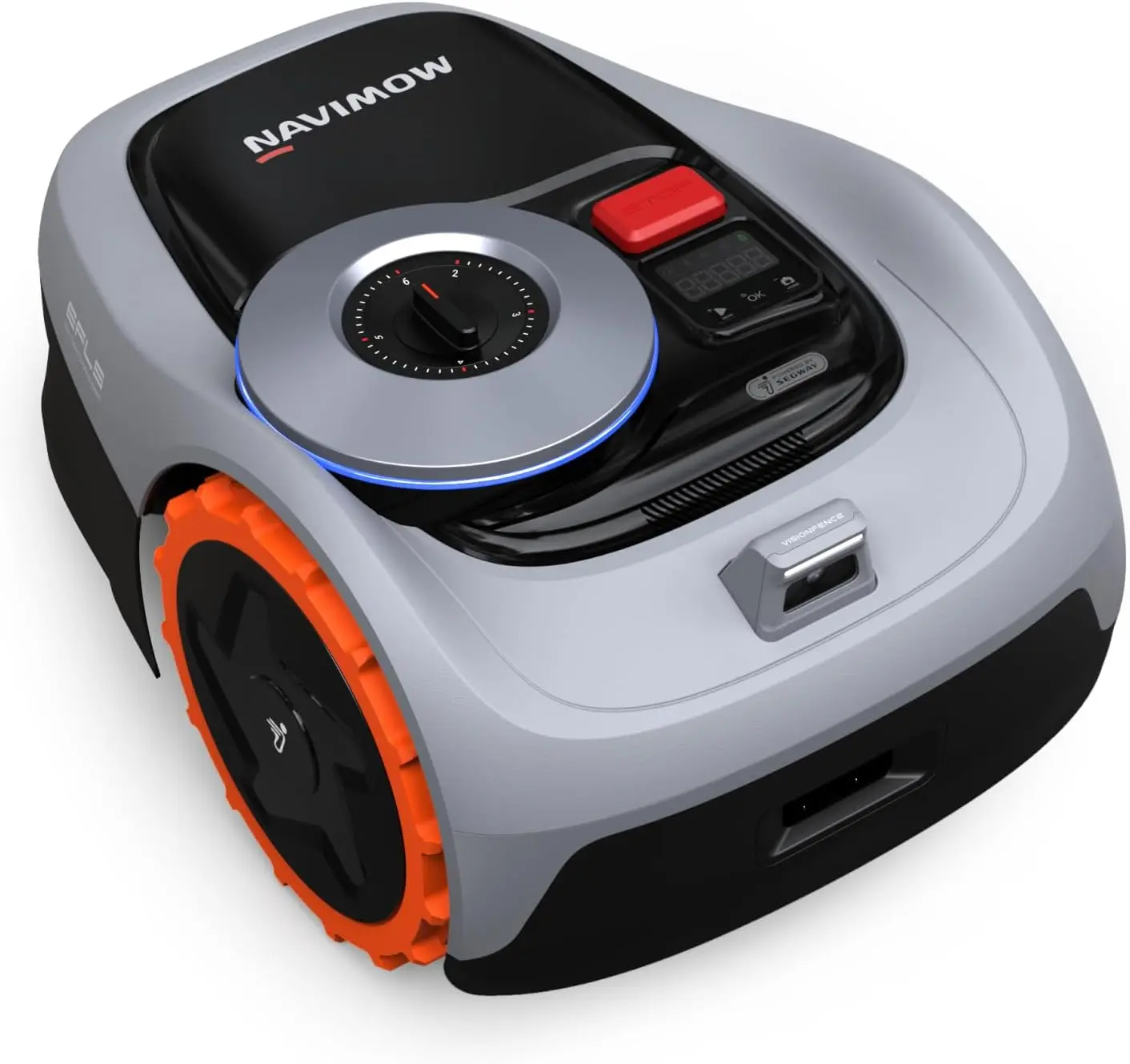 Segway Navimow i1 Series Smart Robotic Lawn Mower - RTK+Vision Positioning, AI-Assisted Mapping, Wire-Free GPS Virtual Boundary, Remote App Control, 58dB(A) Ultra-Quiet Operation, Multi-Area Mowing, Rechargeable Wireless Vacuum Accessory fathersdaygift fa