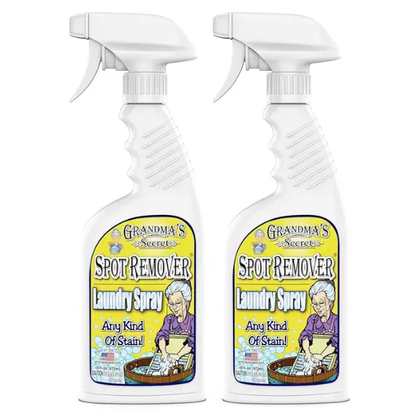 Grandma's Secret Spot Remover Laundry Spray -Chlorine, Bleach & Toxin-Free Stain Remover -  Oil, Paint, Blood & Pet Stains Household Cleaner Cleaning All-Purpose Scented