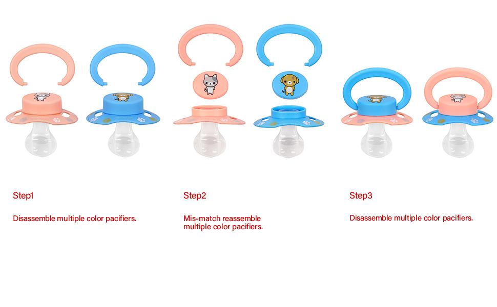 LittleForBig Bigshield Generation-II Adult Sized Pacifier Printed Set ...