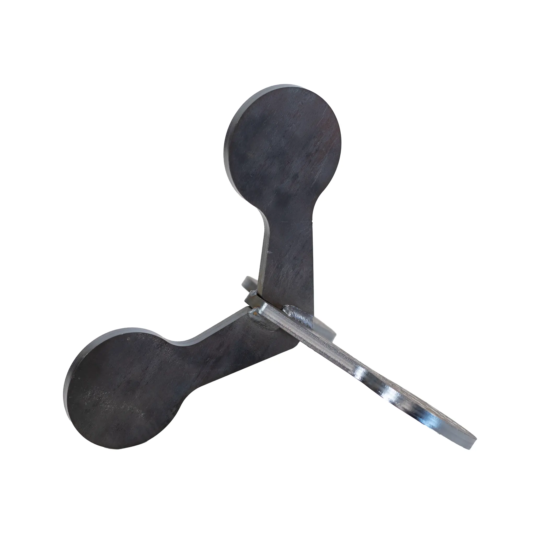 Jumping Jack Reactive 3/8" AR500 Steel Target - 4" Paddles - Welded