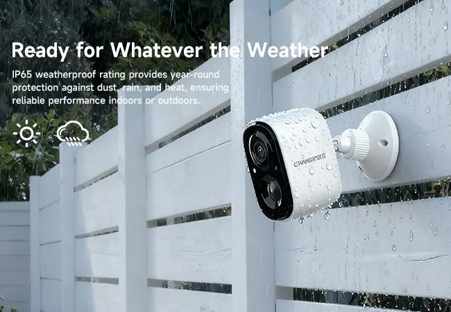 Produktintroduksjon av 【2026 STORT SALG】CINMOORE Magnetisk Trådløst Kamera for Utendørs/Innendørs Bruk 2.5K Gratis Installasjon Smart Garage 2.4G WI-FI Sikkerhetskamera - HD-Video, Nattsyn, Bevegelsesdeteksjon, Magnetisk, Wi-Fi, Toveis Lyd, Smarttelefonkontrolllinse 10