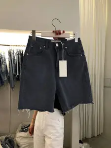 Tidal Vibes Loose Casual Women's Five-Point Denim Shorts