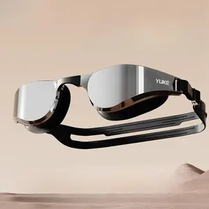 Prescription Mirrored Swim Goggles HD Anti-Fog Unisex High-Definition Vision Comfortable Swimming Goggles