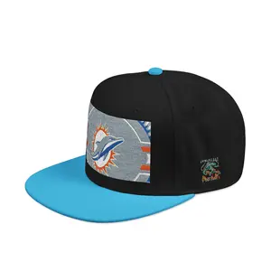 Dolphins Embroidered Snapback Hat for Casual Style, Adjustable Cap, Streetwear Accessory, Personalized Gift, Cool Headwear