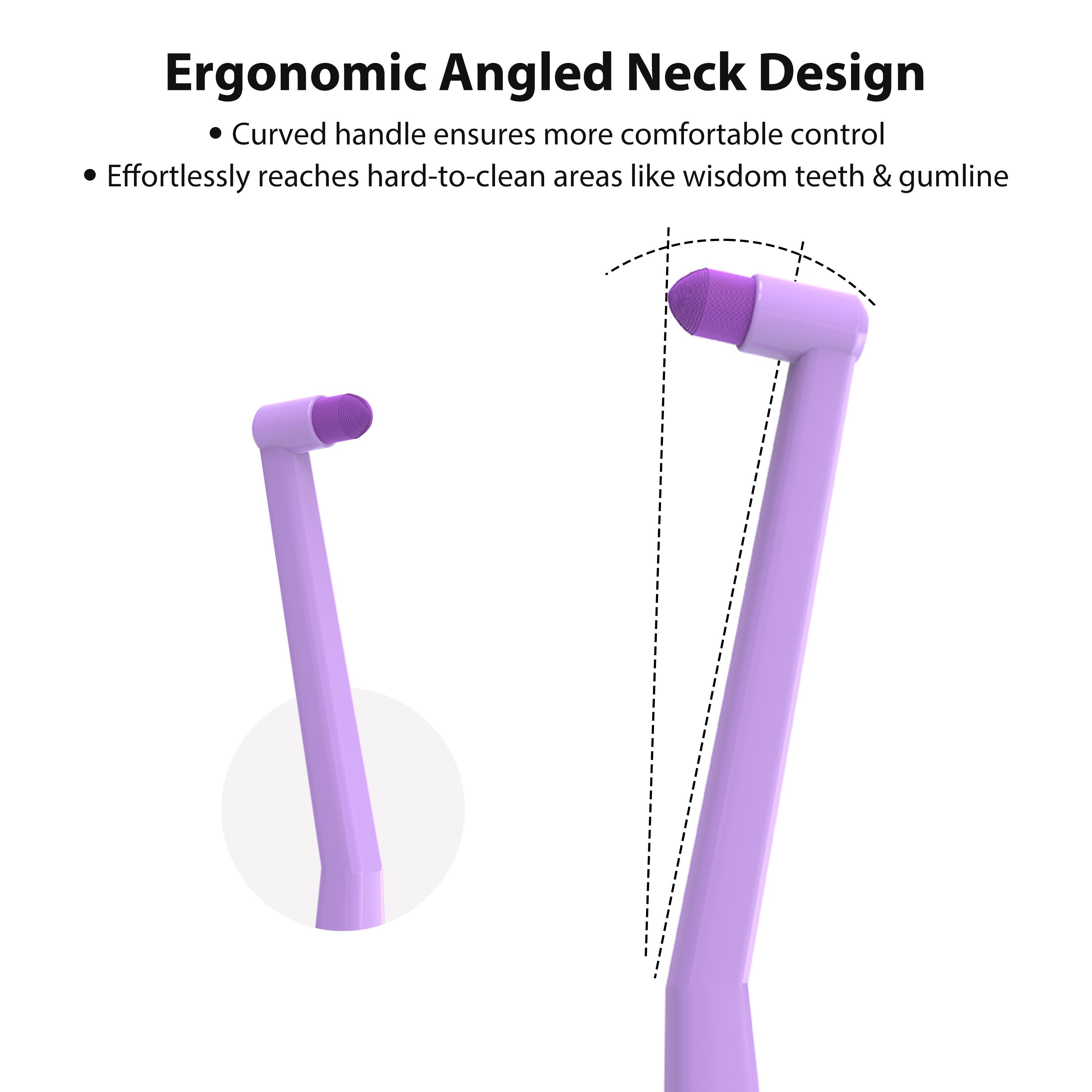 CEELIKE End Tuft Toothbrush - Soft Fine Bristles | Braces-Specific Design, Precise Cleaning for Hard-to-Reach Spots, Teeth & Gums Care