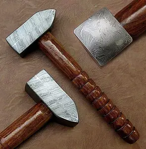 DAMASCUS steel Blacksmith Hammer