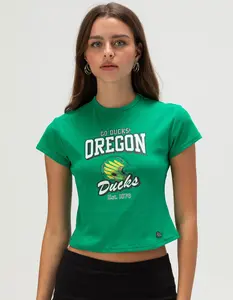 HYPE AND VICE University of Oregon Womens Baby Tee