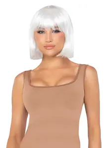 13" Pearl Short Natural Bob Wig