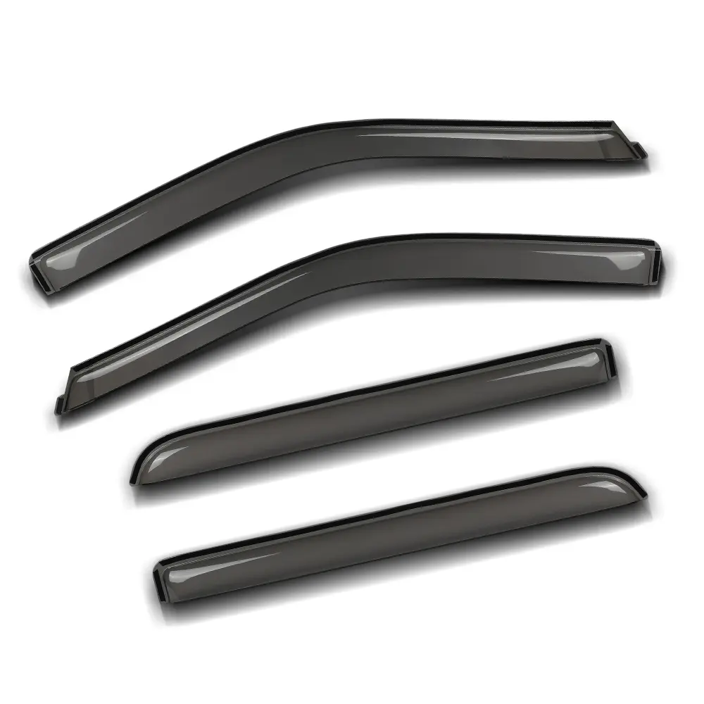 Window Vent Visor Rain Guards Fit For Ford F-150 SuperCrew 2015-2026 Durable Weatherproof Side Window Deflector Set