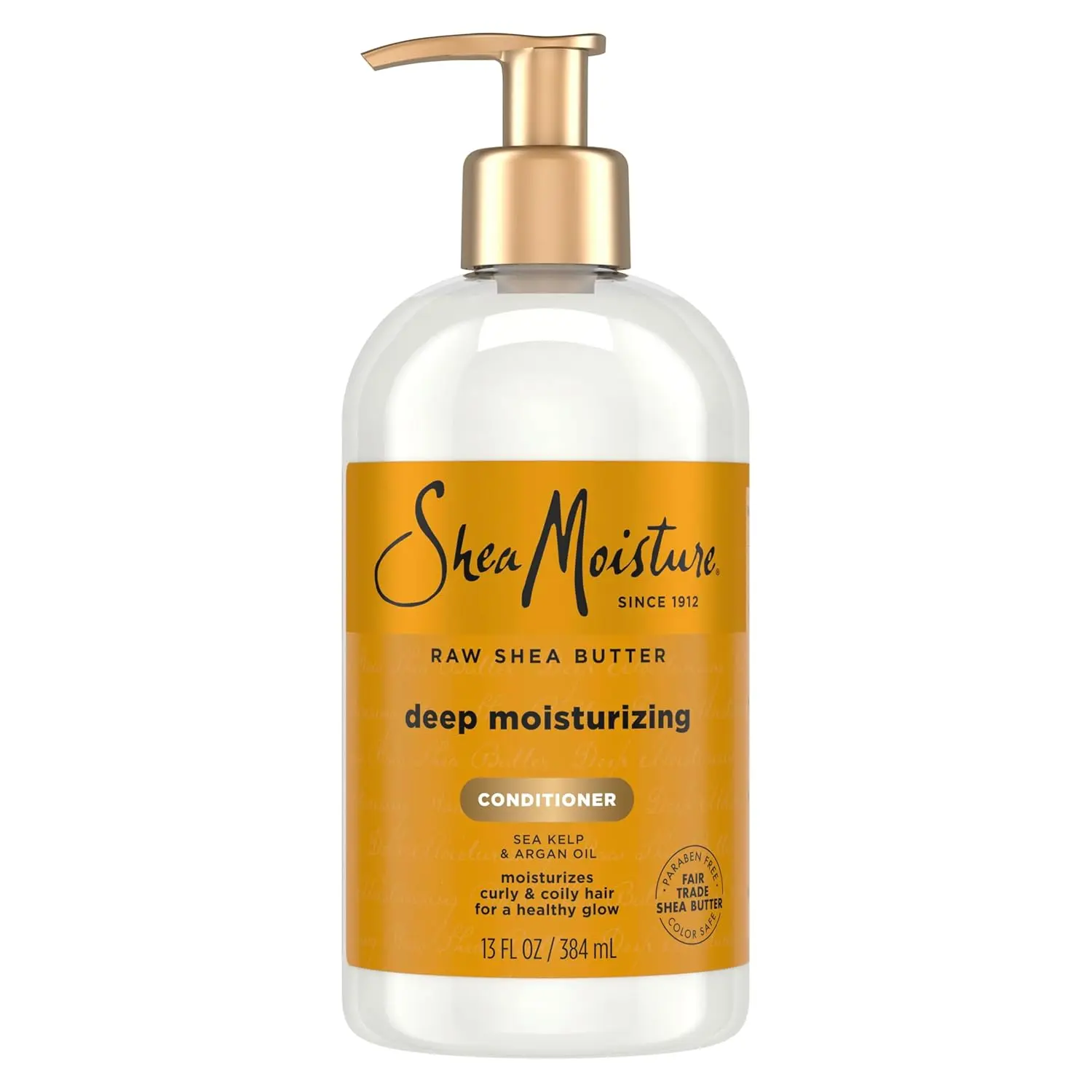 SheaMoisture Raw Shea Butter Deep Moisturizing Conditioner with Sea Kelp & Argan Oil, Organic Haircare for Dry, Damaged Curls, 13 oz, Moisturizer, Hydrating, Anti-Frizz, Blend, Smooth, Curly Hair, Deep Conditioner, Natural Curls, Bouncy Curls
