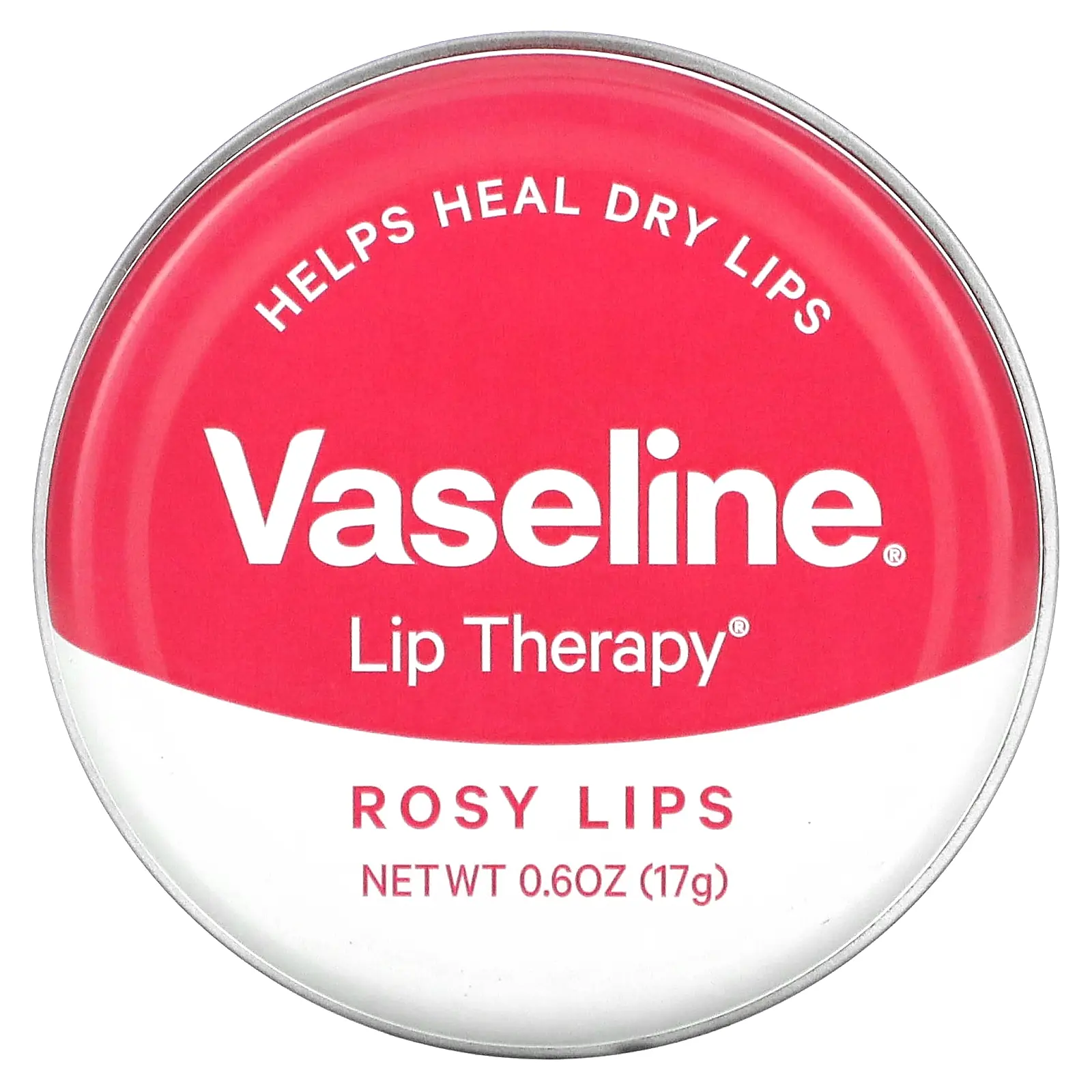 Vaseline Lip Therapy, Rosy Lips, 0.6 oz (17 g)