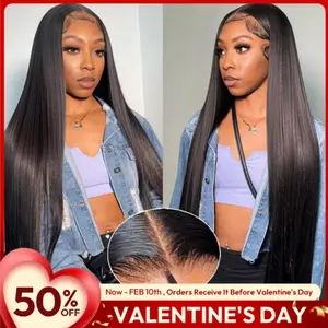 Asteria Hair Straight Hair Glueless Wig Pre Cut 7x4 Lace Closure Ready to Go Wig Pre Bleached Tiny Knots Human Hair Wigs #TikTokShopLaborDaySale