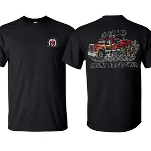 IH Gear International Truck Haulin' Horsepower T-Shirt American Farmer Tee Farm Tractor Life Shirt Vintage Style Short Sleeve Crewneck Farm Wear For Him For Her