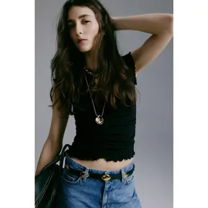 H&M Draped cotton top