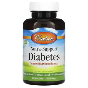 Carlson Nutra-Support™, Diabetes, 60  Soft Gels