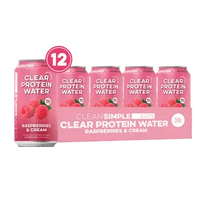 Clear Protein Water: Raspberries & Cream (12 Oz. | 12 Pack)