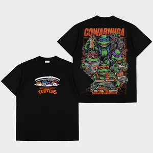 Teenage Mutant Ninja Turtles Premium Cotton T-Shirt, Heroes in a Half Shell Fan T-Shirt, Dark Superhero T-Shirt, Comic Book Fans T-Shirt, Superhero Graphic Tee
