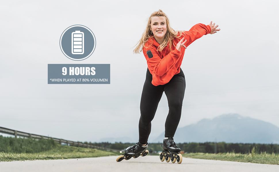 Wearable Bluetooth Speaker - Magnetic Clip-On Wireless Portable Outdoor Speakers- Clip Waterproof Speaker with Microphone -Hands-Free Music & Calls Wearable Bluetooth Speaker - Magnetic Clip-On Wireless Portable Outdoor Speakers- Clip Waterproof Speaker with Microphone -Hands-Free Music & Calls