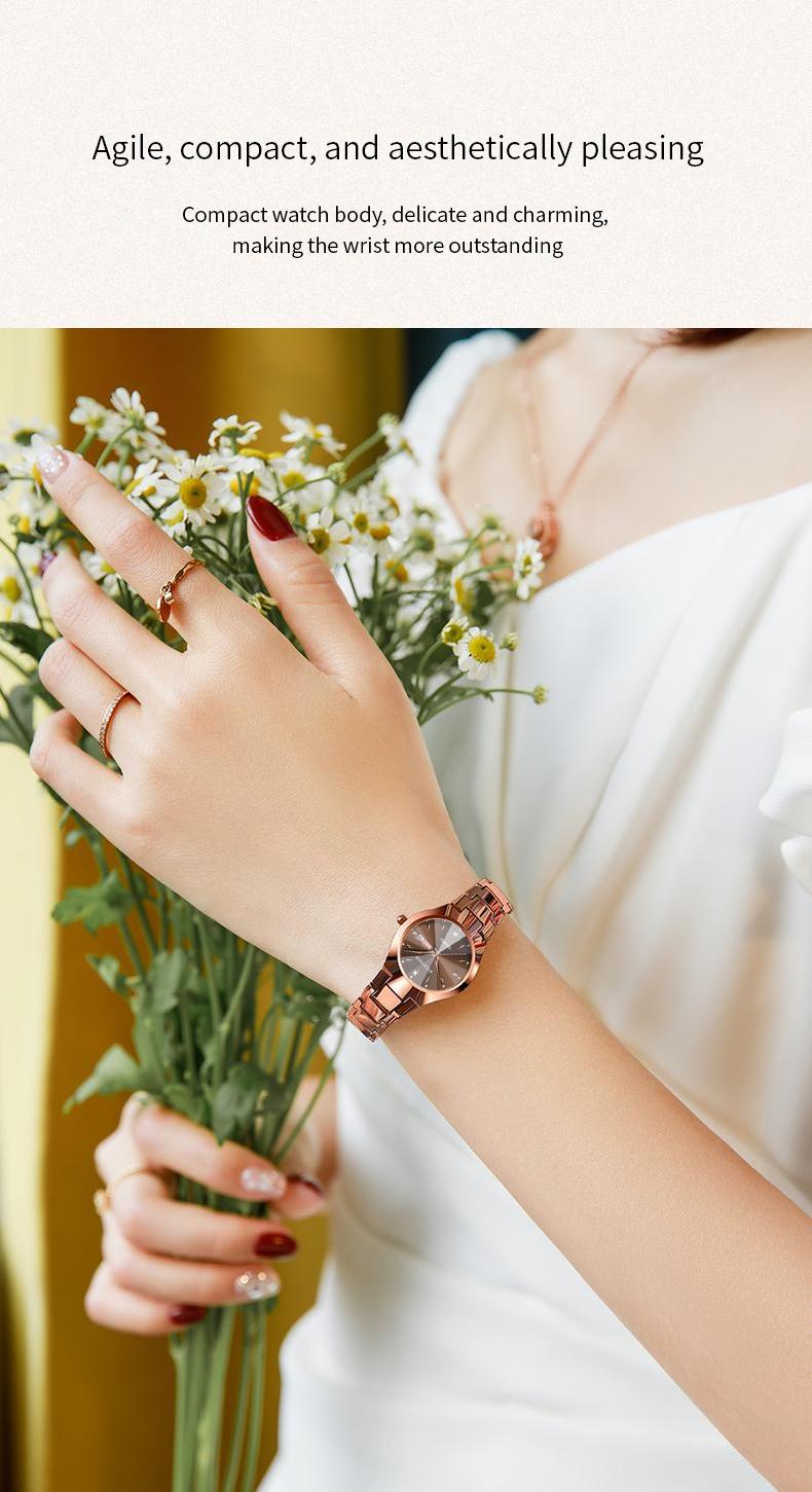 BOGEVNOR Women’s Watch, Ins-Style Minimalist Design, 2026 Valentine’s Day Gift, Water-Resistant, Luminous, Adjustable Strap, Elegant & Stylish — Perfect for Gifting