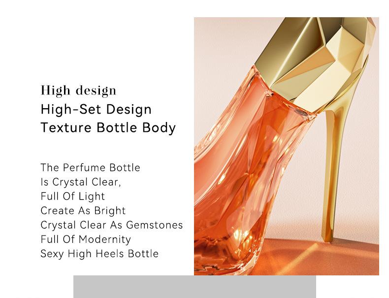 Deold High Heel Perfume for Women 30ml Woody Orange & Amber Scent long lasting women's perfume Christmas Birthday Gift Unique Shoe Design with Orange Liquid Unisex EDP mini perfume  perfume para mujer  women perfumes date night fragrance