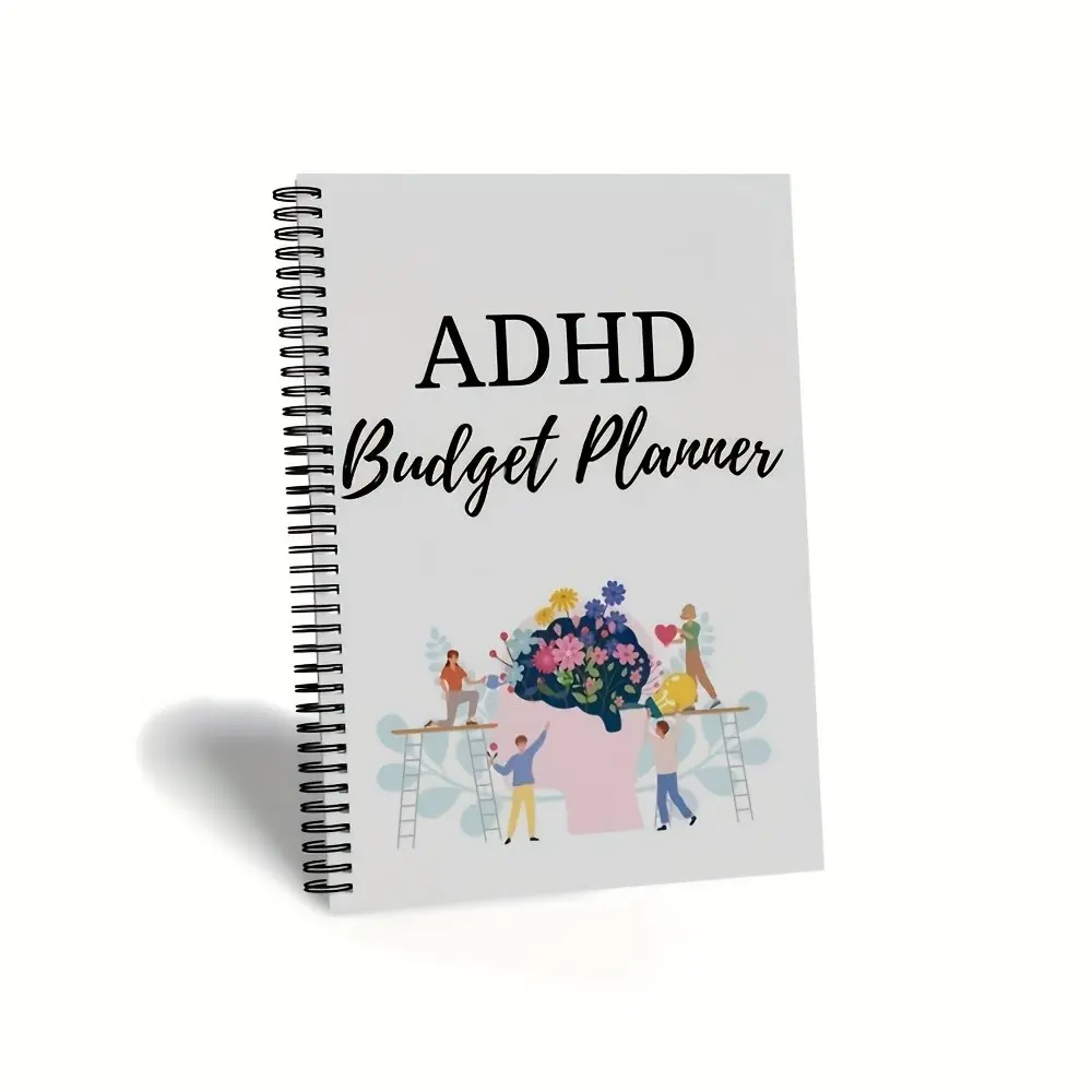ADHD Budget Planner: Spiral Bound Planner A Simple Finance Log Book for Bi-Weekly and Monthly Budgeting | Easy Household Expense Tracker for Money Management