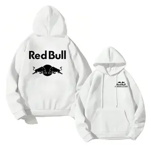 Black White Racing Unisex 2 Sides Hoodie with Crewneck Sweatshirt and T-Shirt - Best Gift for Racing Lovers - Starboy Bull Unisex Men Women Sweaters Cotton Shortsleeve  truck fit clothes gorlock destroyer Operator