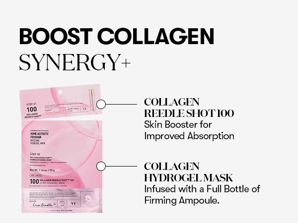 [VT Official] Color Reedle Shot 100 2-Step Hydrogel Mask 4EA for Every Skin Concerns, 3 hour Korean Hydrogel Mask, Plumping & Pore Care, Korean Glass Skin, Retinol & Centella Asiatica, Transparent Mask, Reedle Shot Mask