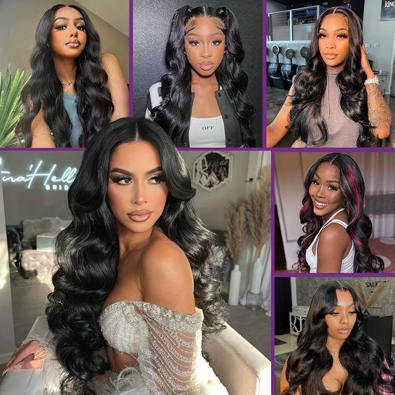 Bling Hair 13x6 Bone Straight Transparent Lace Front Human Hair Wigs For Black Women 13x4 Lace Frontal Wig Natural Wigs Indian Hair Wigs On Sale Clearance 180Density TikTokShopBlackFriday