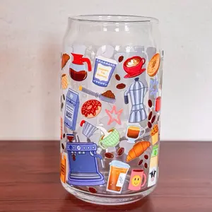 Need a Latte Glass Cup - Handmade Drinkware Mug - Perfect for Iced Coffee and Iced Lattes