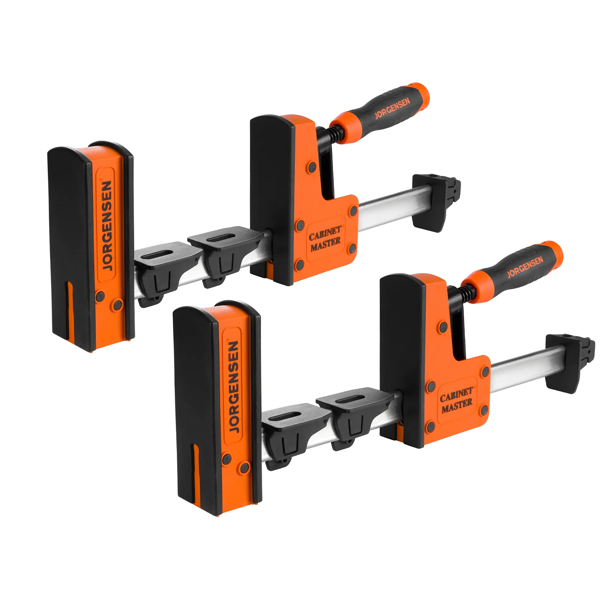 #BacktoSchool JORGENSEN 12-50 Inch Parallel Bar Clamp, Heavy-Duty Cabinet Master Clamp for Woodworking Glue-Up, 2200 lbs Force, Quick Release, Spreader Function, 2-Pack