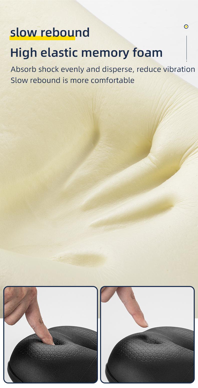 ROCKBROS Bike Seat Memory Foam Bike Saddle Comfortable Waterproof for City Mtb Racing Bikes