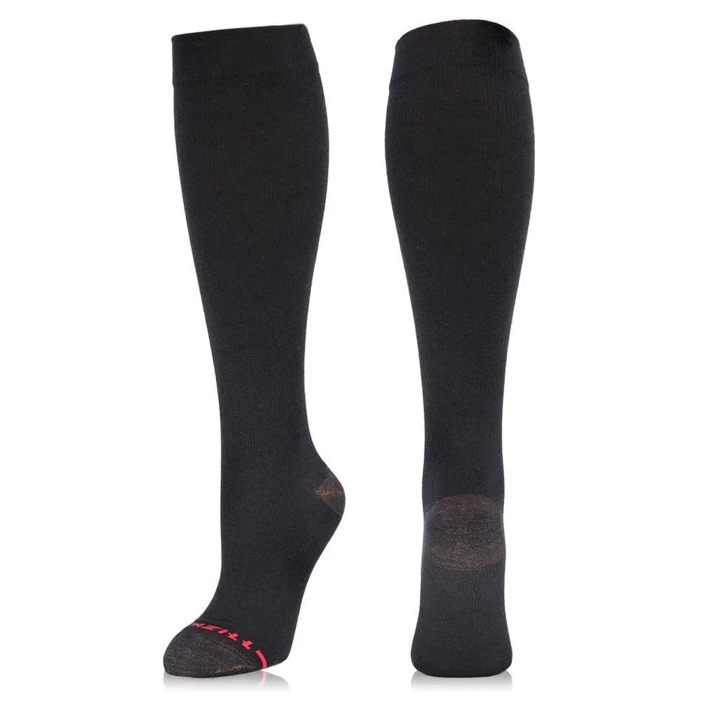Compression Dress Socks (15-20mmHg) Copper-Infused - Black