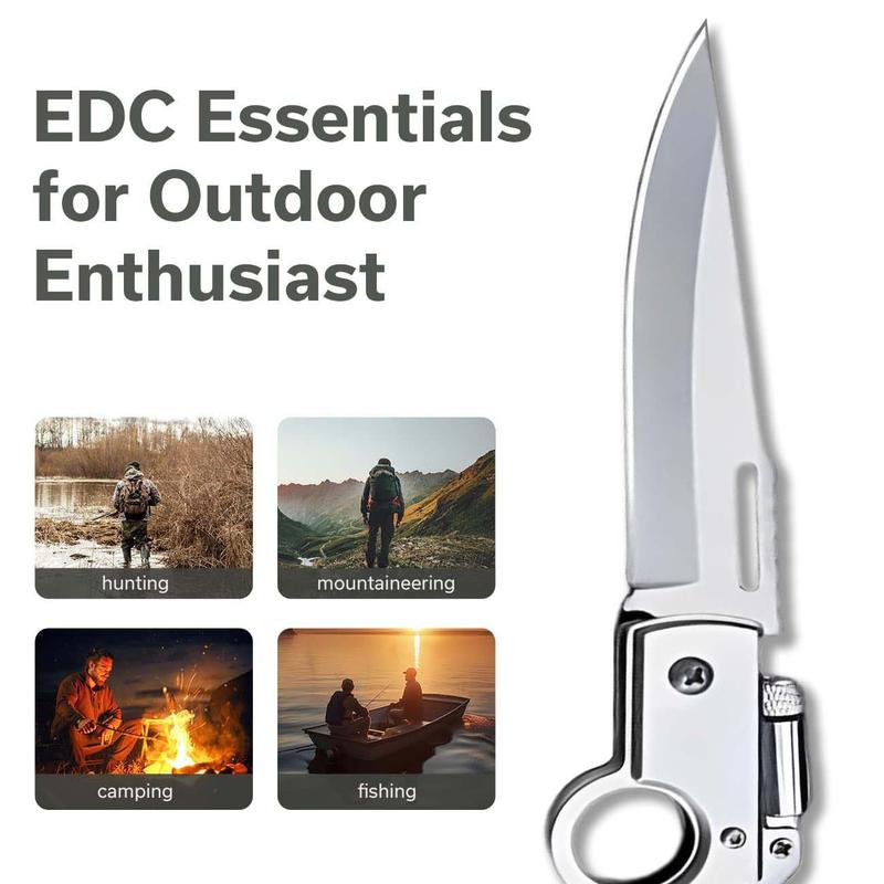 [Valentine's Day Gift Choice] AK47 Pocket Folding Knife, 5C13Mov Stainless Steel,Security Lock,Men's Gift,Suitable for Camping,Hunting,Outdoor Survival,Emergency Situations and EDC Tactical Tools.