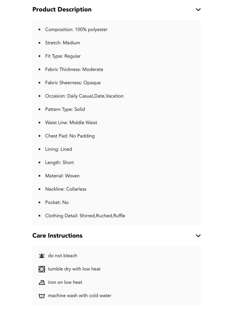 Cider Women's Ruched Ruffle Mini Dress | Stretchy Cute Tube Design with Adjustable Elasticity for Summer Clubbing, Vacation & Party Outfits - Multi Color Options