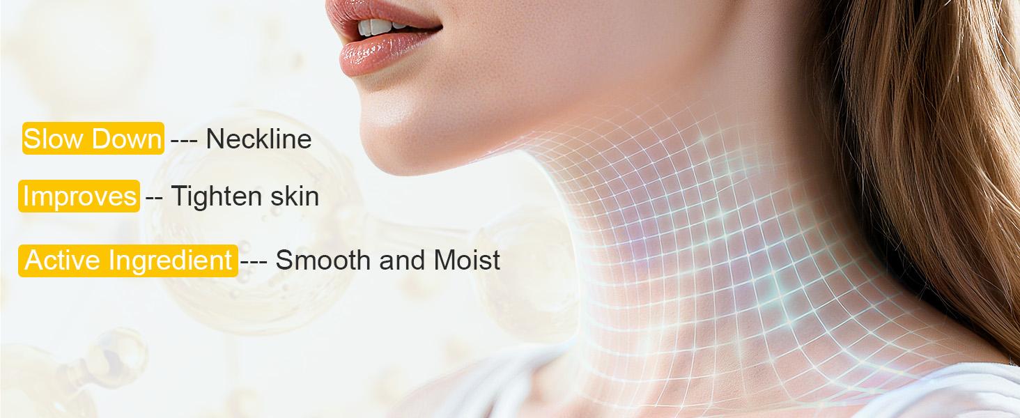 Z:SEA Peptide Moisturizing Neck Cream 100g - Plant Squalane for Dry Lines, Liquid Formula for Quick Absorption, Body Care Moisturizer