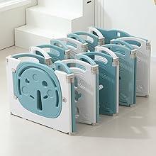 Baby Playpen,Foldable Playpen for Babies and Toddlers,Kids Activity Centre Safety Play Yard,Safety Gates for Indoor&Outdoor,Toddler Fence Play Area,Portable, Educational, 18 Panels