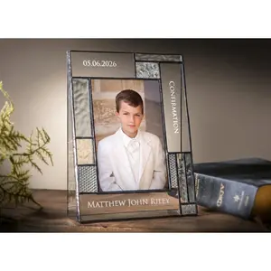 Personalized Confirmation Gift - Picture Frame by J Devlin | Pic 392-46V EP577