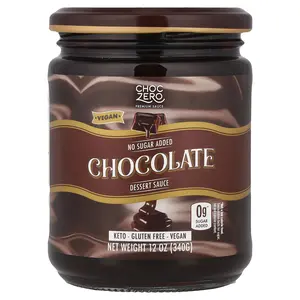 ChocZero Dessert Sauce, Chocolate, 12 oz (340 g)