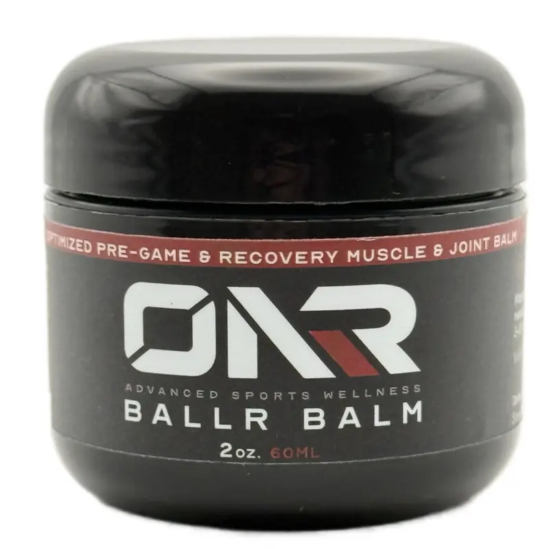 BALLR Balm  - Optimized Pre-Game & Recovery Muscle and Joint Balm (2 oz jar) for Healthcare, Therapy Treatment, Therapeutic Natural Topical Pain Relief