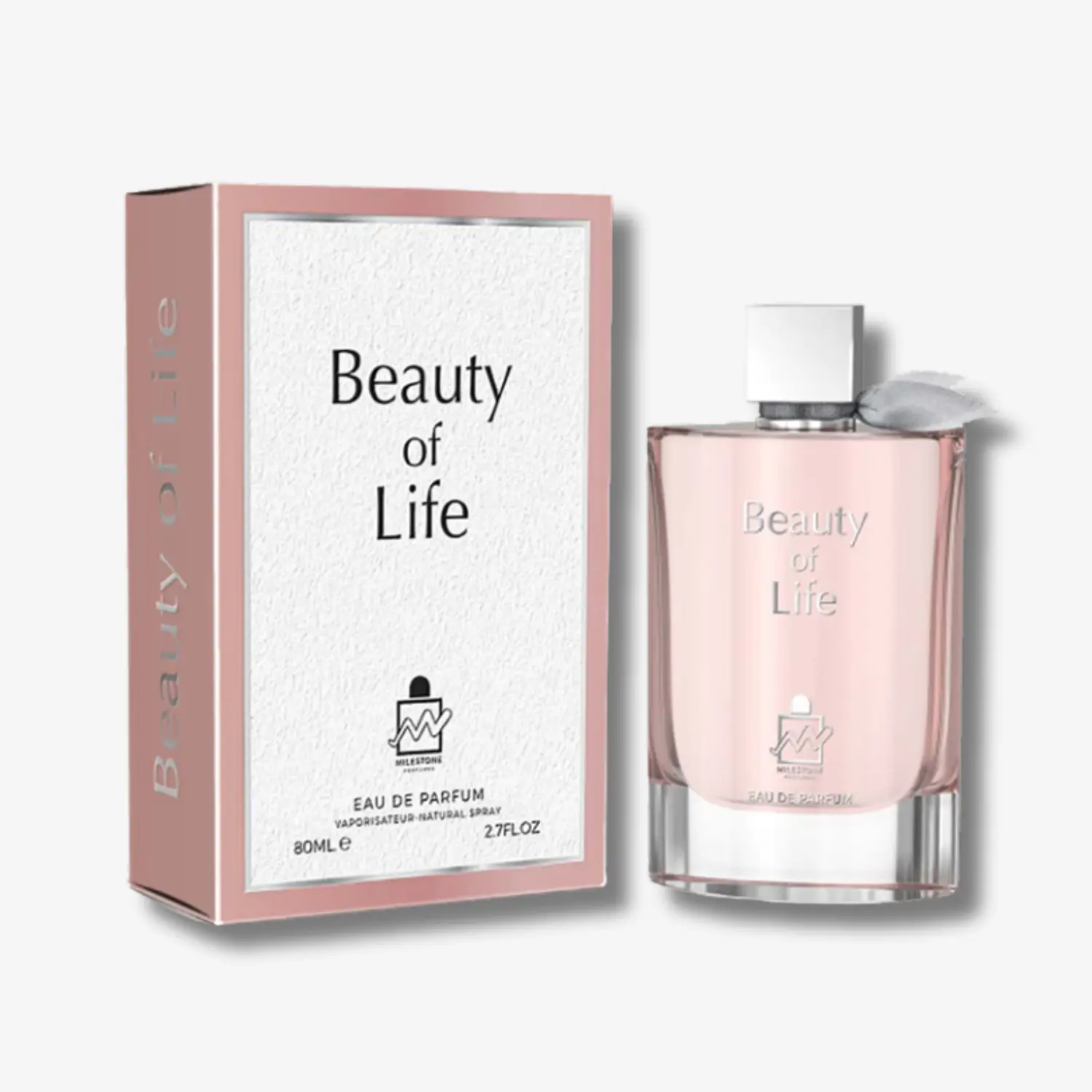 Milestone Perfumes Beauty of Life Pink Crystal EDP 80ml For Women