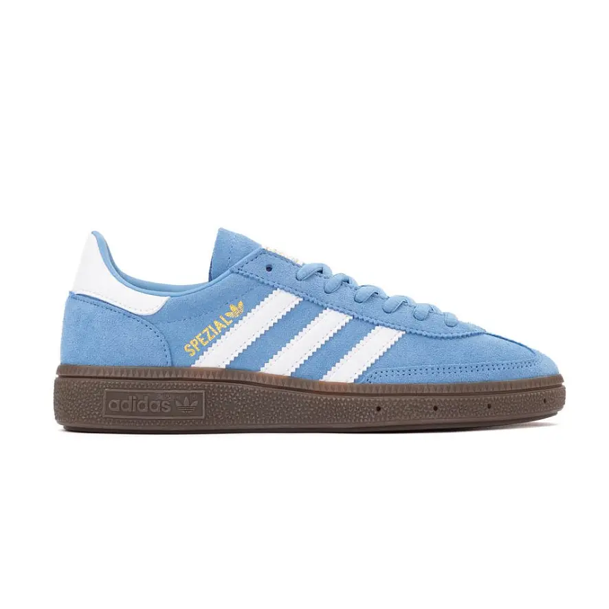 Adidas Handball Spezial Light Blue Cloud White Sneakers | Men Women Low Top Retro Court Casual Shoes