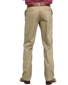 Wrangler Men's Khaki Casual Pleated Front Western Pants - 1000097Kh