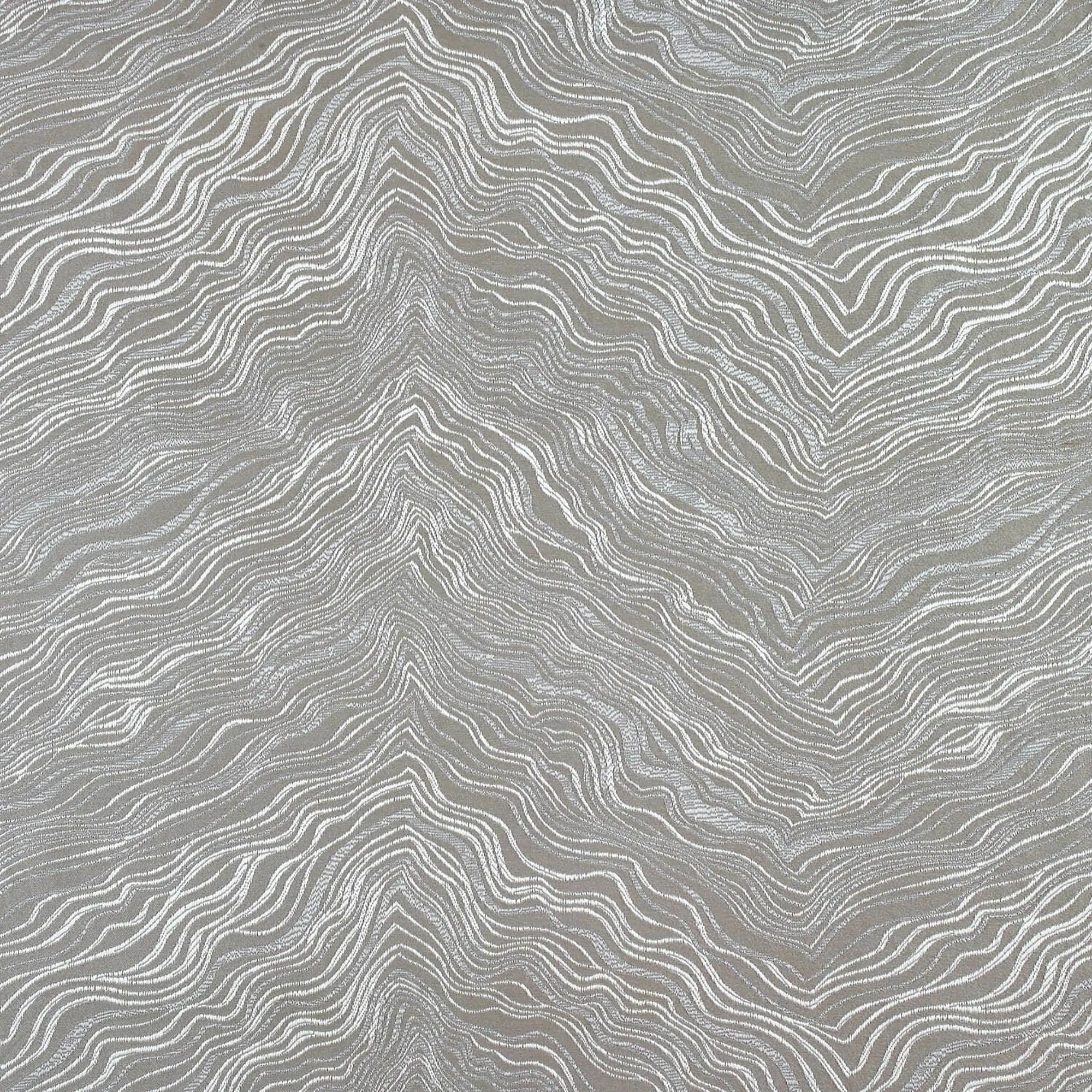 Tallulah Silver Scroll & Swirl — Premium Quality Fabric — 52" Wide — Sold by the Yard