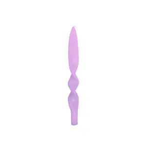 Pastel Twisted Candle Lilac