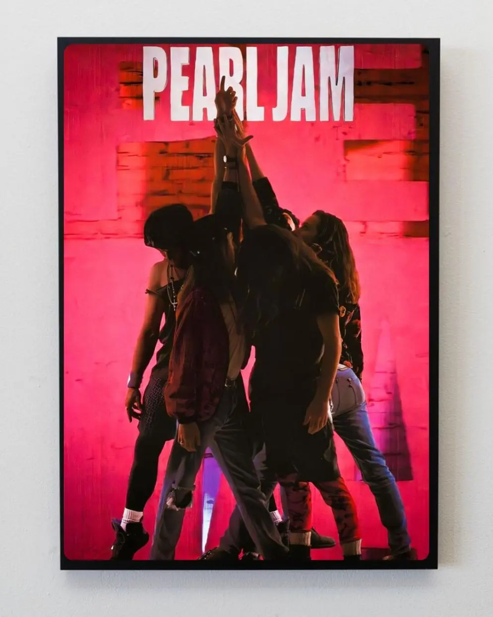 Ten Pearl Jam Poster, Minimalist Polaroid Album Artwork, Grunge Alternative Music Wall Art, Bedroom Decor
