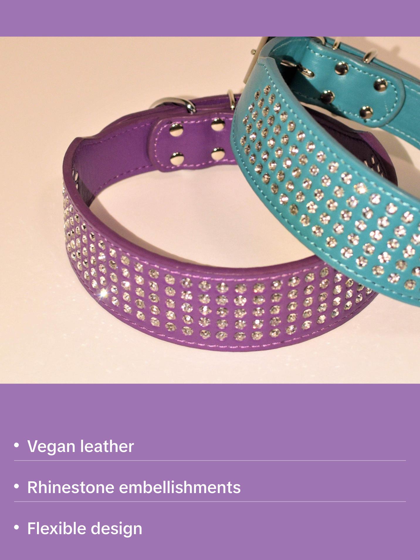 Deep Purple Dog Collar