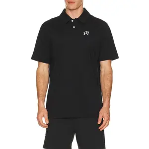 Malbon Golf Fairway Polo in Black