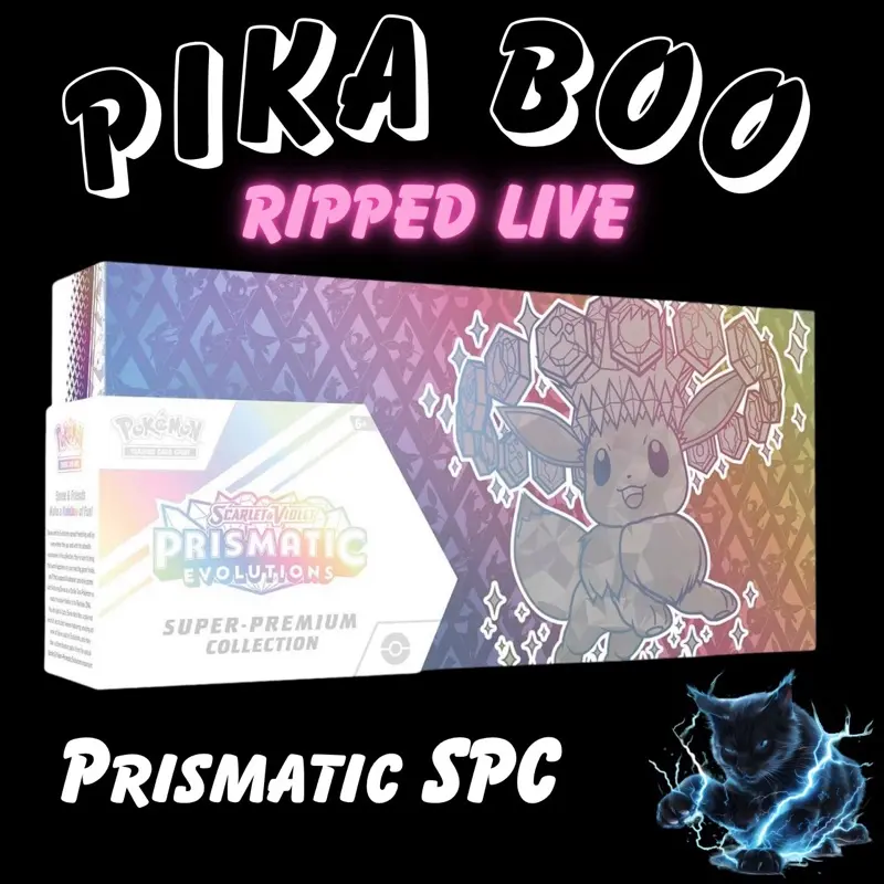 Pokémon Prismatic Super Premium Collection Box - Ripped Live - TikTok Shop