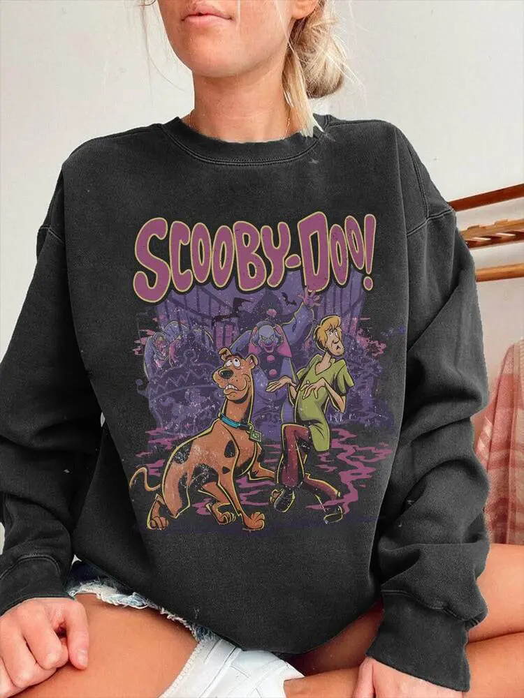 Vintage Scooby, Doo Sweatshirt, Halloween Movie Sweatshirt, Spooky Season Shirt, Trick or Treat, Fall Gift Ideas