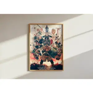 Vinland Saga Anime Poster - Thorfinn & Askeladd Viking Art